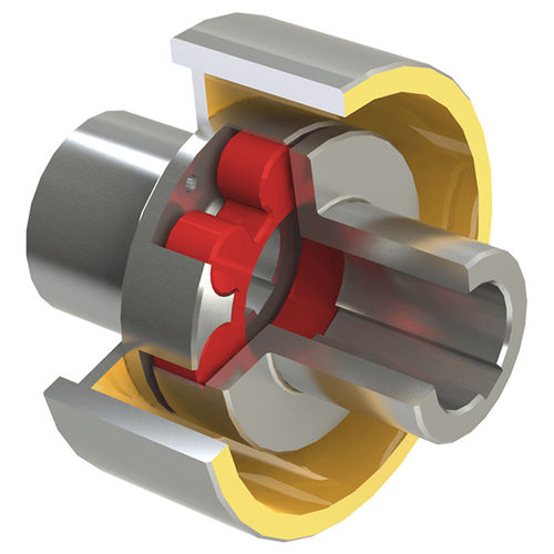 Acoplamiento flexible - MLL4-13 - ZHENJIANG SUODA COUPLING CO.,LTD. - con rueda de frenado / pasador y manguito