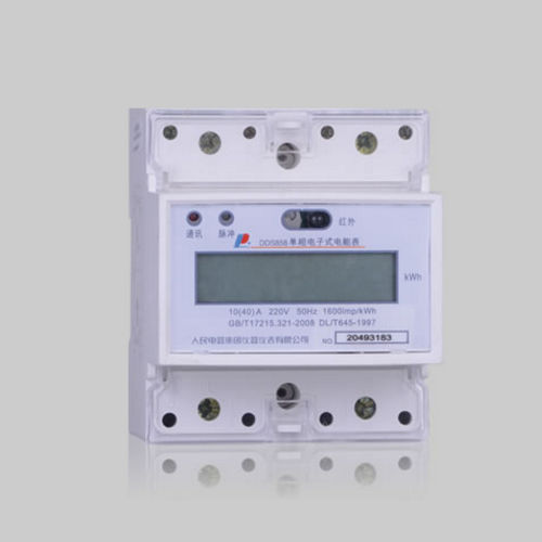 Contador de energía eléctrica monofásico - DDS858 single-phase electronic meter - PEOPLE ELE. APPLIANCE GROUP CO., LTD. - en riel DIN / para montaje sobre panel / con pantalla LCD