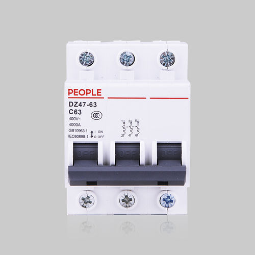 Disyuntor contra subtensiones - DZ47-63 Series - PEOPLE ELE. APPLIANCE GROUP CO., LTD. - AC / 3 polos / 2 polos