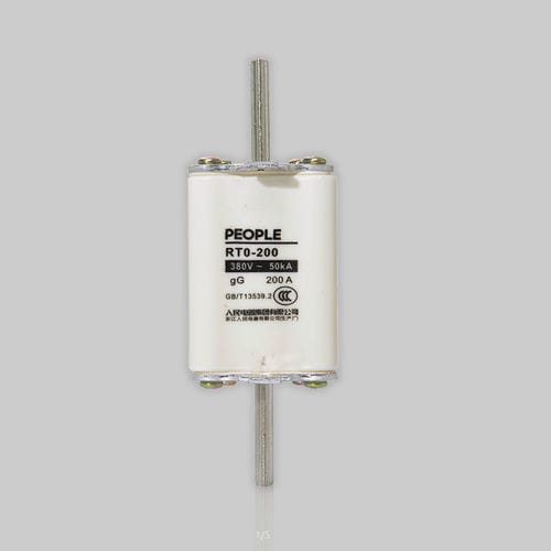 Fusible hoja - RT0  - PEOPLE ELE. APPLIANCE GROUP CO., LTD. - de cartucho / de protección contra cortocircuitos / de potencia