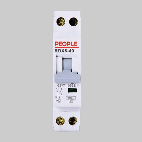 Disyuntor magnetotérmico - RDX6-40  - PEOPLE ELE. APPLIANCE GROUP CO., LTD. - de sobrecorriente / AC / trifásico