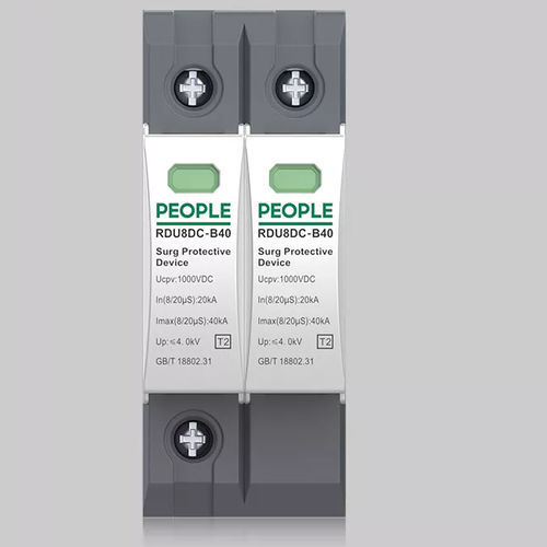 Protector de sobretensión de instalación eléctrica - RDU8DC - PEOPLE ELE. APPLIANCE GROUP CO., LTD. - para aplicaciones de telecomunicaciones / para alimentación eléctrica / para instalación fotovoltaica