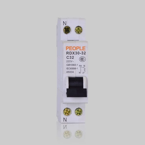 Disyuntor AC - RDX30-32 Series - PEOPLE ELE. APPLIANCE GROUP CO., LTD. - contra cortocircuitos / para la distribución / miniatura