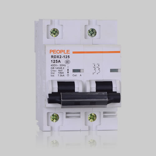 Disyuntor de sobrecorriente - RDX2-125 Series - PEOPLE ELE. APPLIANCE GROUP CO., LTD. - AC / contra cortocircuitos / miniatura