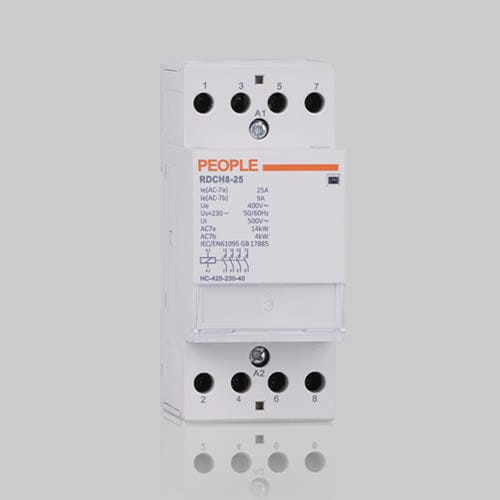 Contactor de potencia - RDCH8 series - PEOPLE ELE. APPLIANCE GROUP CO., LTD. - AC / en riel DIN / modular