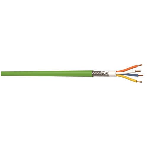 Cable eléctrico de datos - PNET A - CAE GROUPE - de aluminio / industrial / verde
