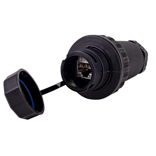 Conector de datos - I4T6AFSIP68 - CAE GROUPE - RJ45 / cilíndrico / hembra