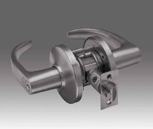 Manilla pivotante - 9K series - BEST Access systems - para puerta con cerradura / de níquel / en L