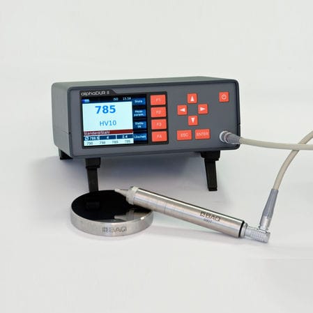 Durómetro por ultrasonidos - UCI alphaDUR II SPS - BAQ GmbH - Vickers / de mesa / portátil