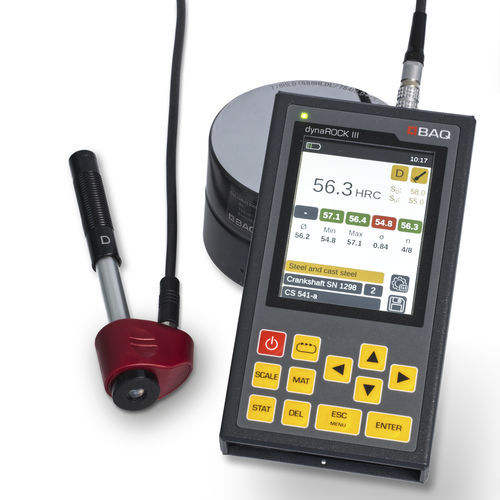 Durómetro Leeb - dynaROCK III - BAQ GmbH - portátil / de metales / con pantalla digital LCD