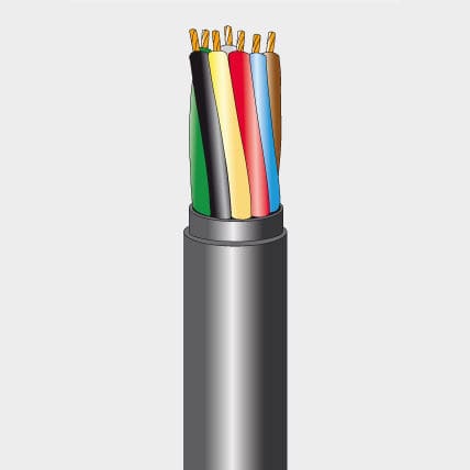 Cable eléctrico de datos - ADR - Elettronica Conduttori - resistente al aceite / antipropagación de fuego / a prueba de abrasión