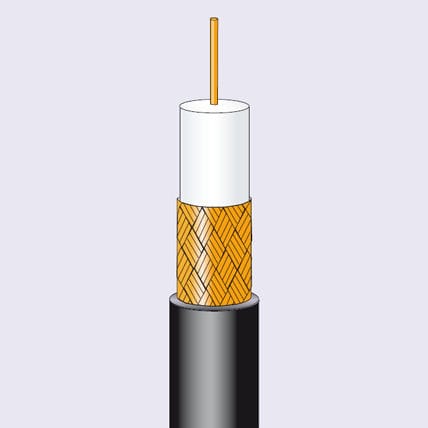 Cable eléctrico RF - Elettronica Conduttori - audio/vídeo / coaxial / de baja emisión de humos