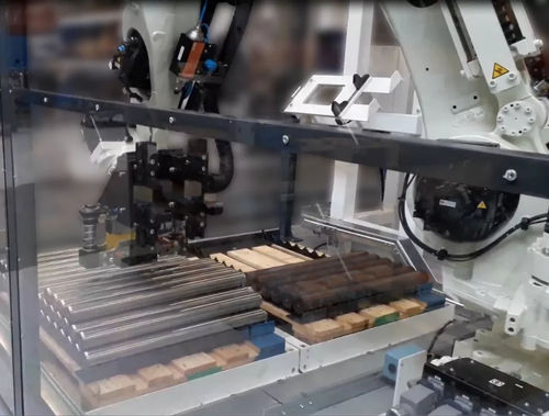 Célula robotizada de paletización - TR 165 S - TECAUMA - de carga / para máquina herramienta