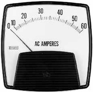 Amperímetro AC - Saxon series - Crompton Instruments - analógico / al ras