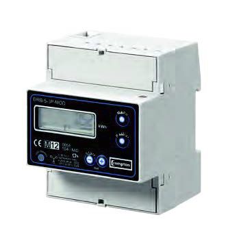 Contador de energía eléctrica trifásico - DRB-5-3P - Crompton Instruments - en riel DIN / digital / Modbus