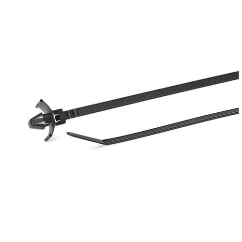 Abrazadera de cable de plástico - T80RFT6X12-PA66-BK - HellermannTyton - para aplicaciones automovilísticas