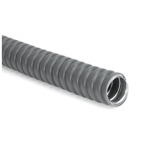Funda acanalada - PCS10-GS/PVC-GY - HellermannTyton - para cables / para cables eléctricos / de acero galvanizado