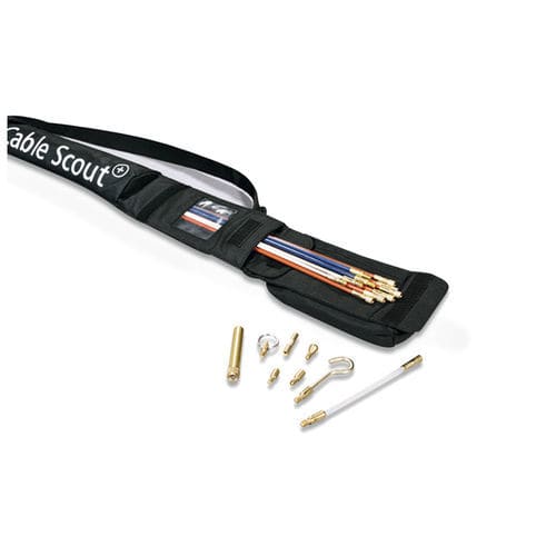Tiracables de fibra de vidrio - CS-SD-PVC-BK - HellermannTyton