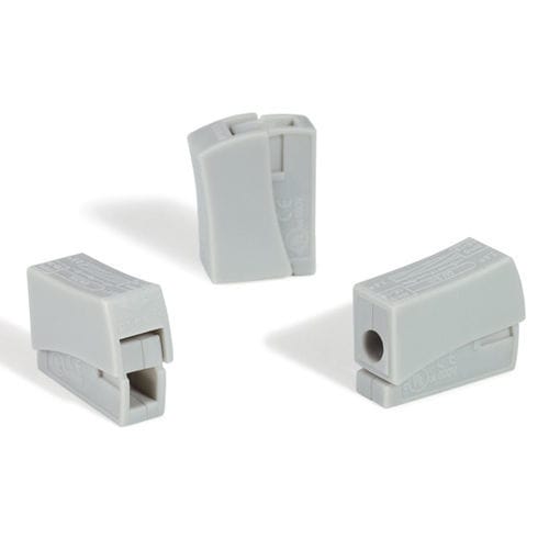 Bloque de conexión enchufable - HECL-2/1-PA66-WH - HellermannTyton - para conexión con muelle