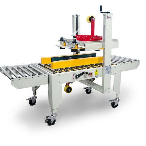 Precintadora de cartón de doble solapa - KP-S series - Shanghai Kingrun Machinery Equipment CO., LTD - cinta adhesiva / totalmente automática