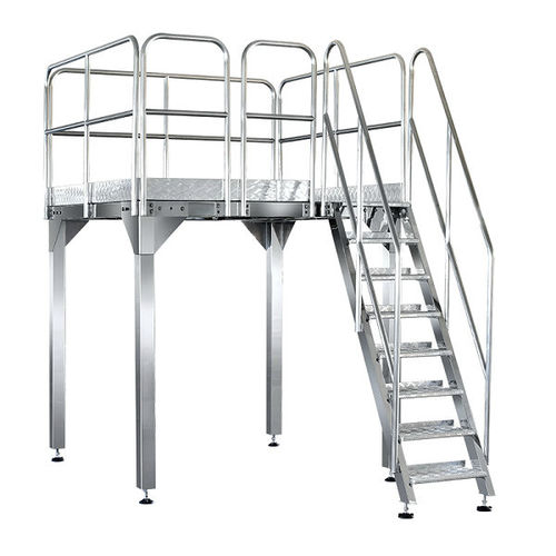 Plataforma de trabajo - KP-SP - Shanghai Kingrun Machinery Equipment CO., LTD - de acceso / portaoperador / con barandilla de seguridad
