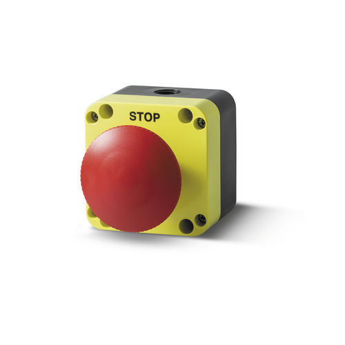 Botón pulsador con cabeza fungiforme - PQ01P6N - Stop d'emergenza ø60 push-pull - Giovenzana International B.V. - de parada de emergencia