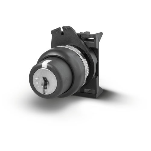 Interruptor rotativo - PSCR8D0NBL - Selettore a chiave ø22 IP65 - BL - Giovenzana International B.V. - de llave / multipolar / IP65
