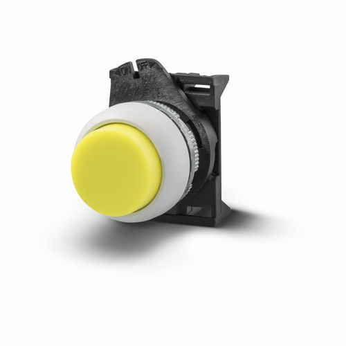 Botón pulsador táctil - PPSL3GL4X - Pulsante sporgente luminoso ø22 NEMA 4-4x - Giovenzana International B.V. - acción momentánea / con tapa de protección extendida