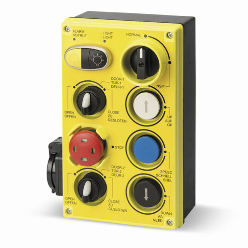 Caja botonera con 8 botones - GM321 - Giovenzana International B.V. - IP54 / para ascensor