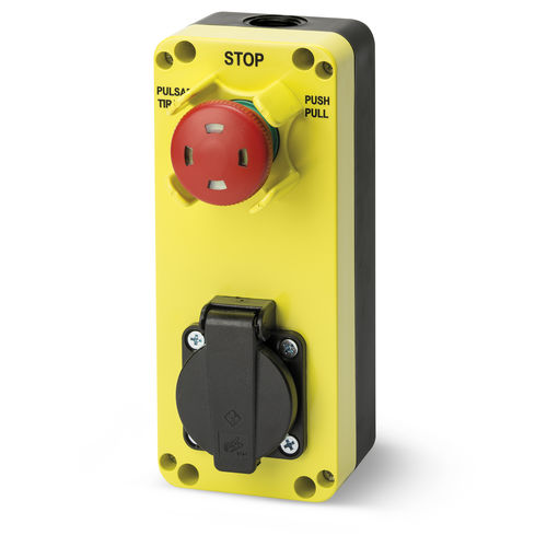 Botón pulsador de seta - GM406/EU - Giovenzana International B.V. - de parada de emergencia / IP65 / electromecánico