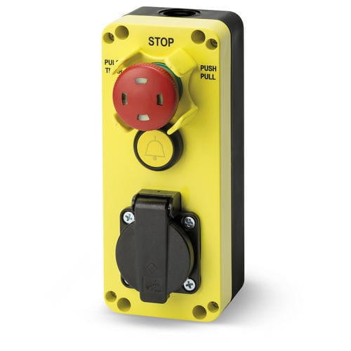 Botón pulsador de seta - GM401 - Giovenzana International B.V. - de parada de emergencia / IP65 / electromecánico