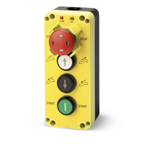 Botón pulsador de seta - GM482 - Giovenzana International B.V. - de parada de emergencia / IP65 / electromecánico