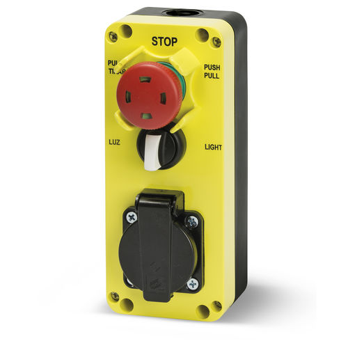 Botón pulsador de seta - GM403A - Giovenzana International B.V. - de parada de emergencia / IP54 / electromecánico