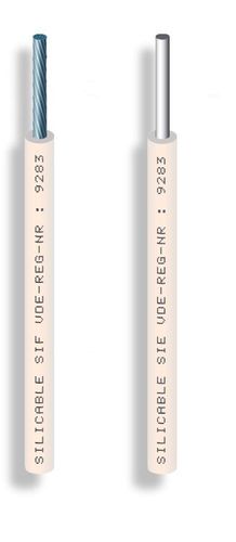 Cable monoconductor aislado - SILICABLE® N2GFA series - OMERIN - de cobre / de silicona / monocatenario