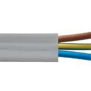 Cable eléctrico de alimentación - ECOLINE P3 - Woertz - aislado / plano
