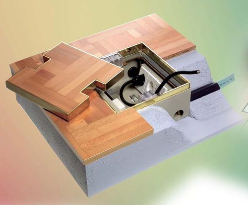 Caja de terminales subterránea - max. 214 x 214 x 115 mm | WAK - Woertz - de chapa de acero