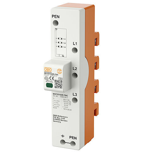 Protector de sobretensión tipo 1 + 2 - MCF-NAR - OBO Bettermann - de instalación eléctrica / de baja tensión