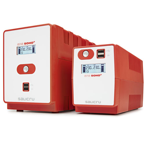 Ondulador UPS line-interactive - SPS SOHO+ - SALICRU - monofásico / con pantalla LCD / con batería integrada