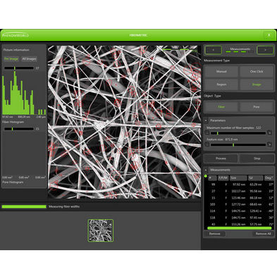Software de medición - Phenom FiberMetric - THERMO FISHER SCIENTIFIC - MATERIALS SCIENCE - de estadística / SEM / automatizado