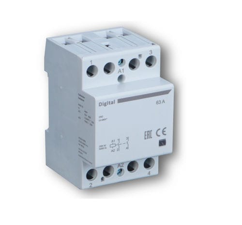 Contactor de potencia - 04525 - DIGITAL ELECTRIC - electromagnético / AC / NA