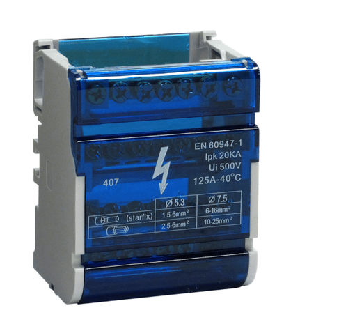 Repartidor de potencia - 41512 - DIGITAL ELECTRIC - aislado / en riel DIN