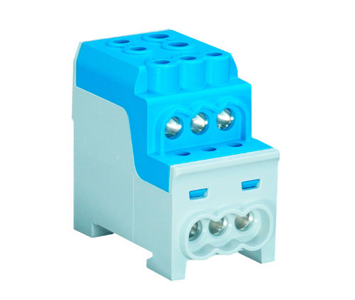 Bloque de distribución en riel-DIN - 41562 - DIGITAL ELECTRIC - con tornillo / multipolar
