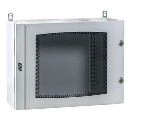 Cuadro de pared - 48015 - DIGITAL ELECTRIC - rectangular / de metal / de resistencia a los impactos