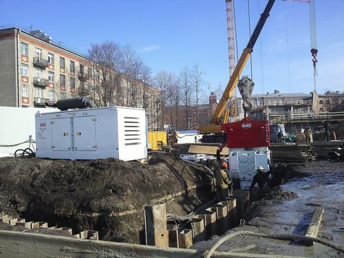 Hincapostes hidráulico - SVR 24 VM - OMS Pile Driving Equipment GmbH. - vibratorio