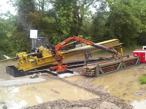 Perforadora horizontal direccional - OMS Pile Driving Equipment GmbH. - fija / rotativa / hidráulica
