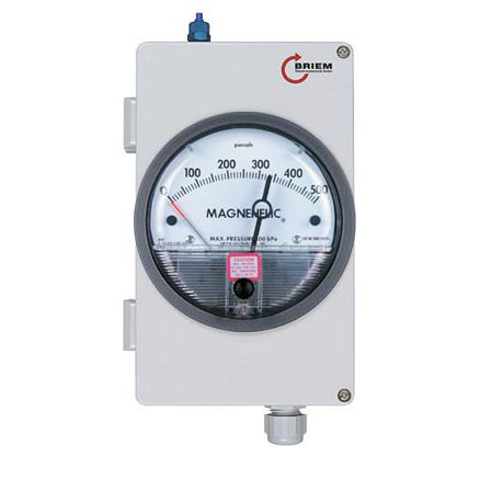 Manómetro diferencial - MD201-MB - BRIEM Steuerungstechnik GmbH - analógico / de pared / con contacto eléctrico