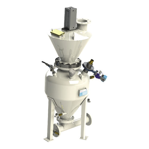 Sistema de transporte neumático de fase densa - GC - GVF Impianti Srl - para transporte / para polvo abrasivo / para materiales abrasivos