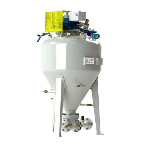 Sistema de transporte neumático de fase densa - GA - GVF Impianti Srl - para granulados / para transporte / para materiales a granel