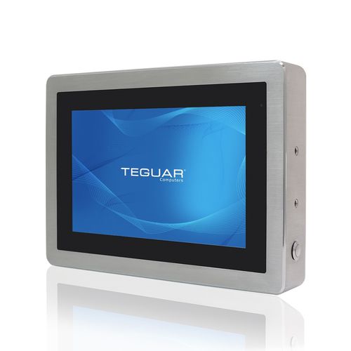 Monitor LCD - TSD-45-10 - Teguar - con tecnología capacitiva proyectada / con pantalla táctil resistiva / industrial