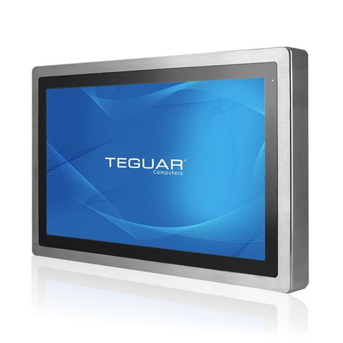 Monitor LCD - TSD-45-16 - Teguar - con tecnología capacitiva proyectada / con pantalla táctil resistiva / industrial